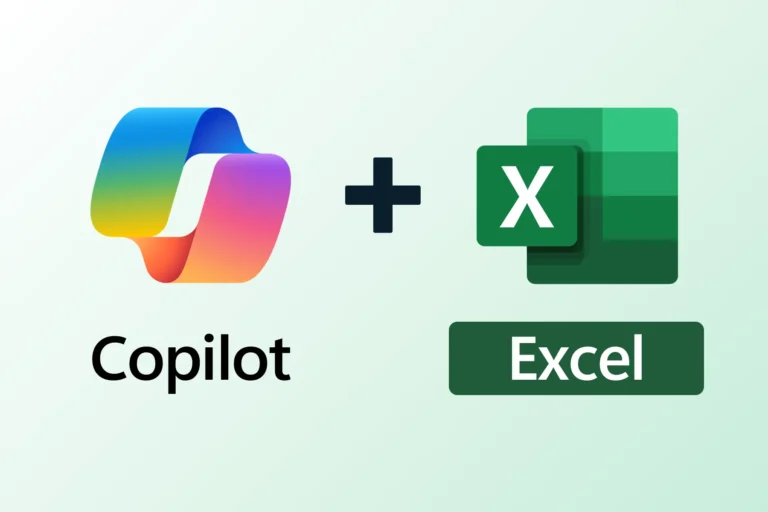 Copilot logo + Excel logo