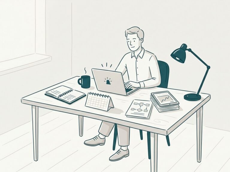 Medarbejder kvalitetssikrer intern kommunikation med Copilot